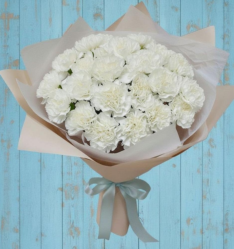 Букет цветов из: Гвоздики в Табачный