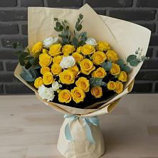 Букет цветов из:  Розы в Табачный