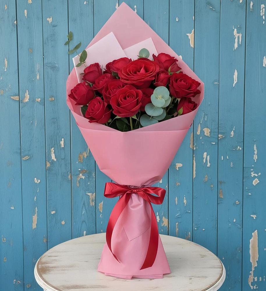 Букет цветов из: Розы в Табачный