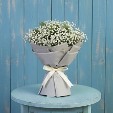 Букет цветов из:  Гипсофила в Табачный