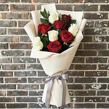 Букет цветов из:  Розы в Табачный