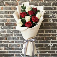 Букет цветов из:  Розы в Табачный