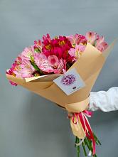 Букет цветов из:  Альстромерии #REPLACE_PRED# Табачный