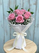 Букет цветов из:  Розы в Табачный