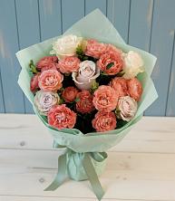 Букет цветов из:  Розы в Табачный