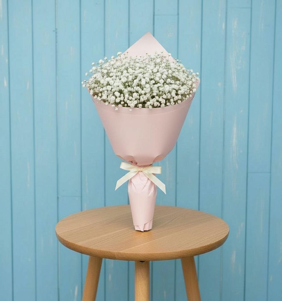 Букет цветов из: Гипсофила в Табачный