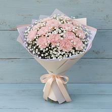 Букет цветов из:  Гвоздики в Табачный