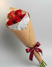 Букет цветов из:  Розы #REPLACE_PRED# Табачный