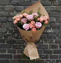 Букет цветов из:  Розы в Табачный