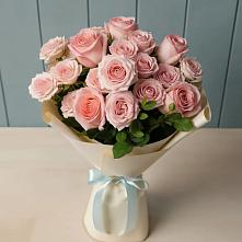 Букет Розовый шарм в Табачный