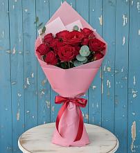 Букет цветов из:  Розы в Табачный