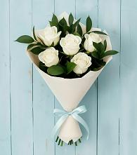 Букет цветов из:  Розы в Табачный