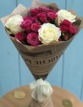 Букет цветов из:  Розы в Табачный
