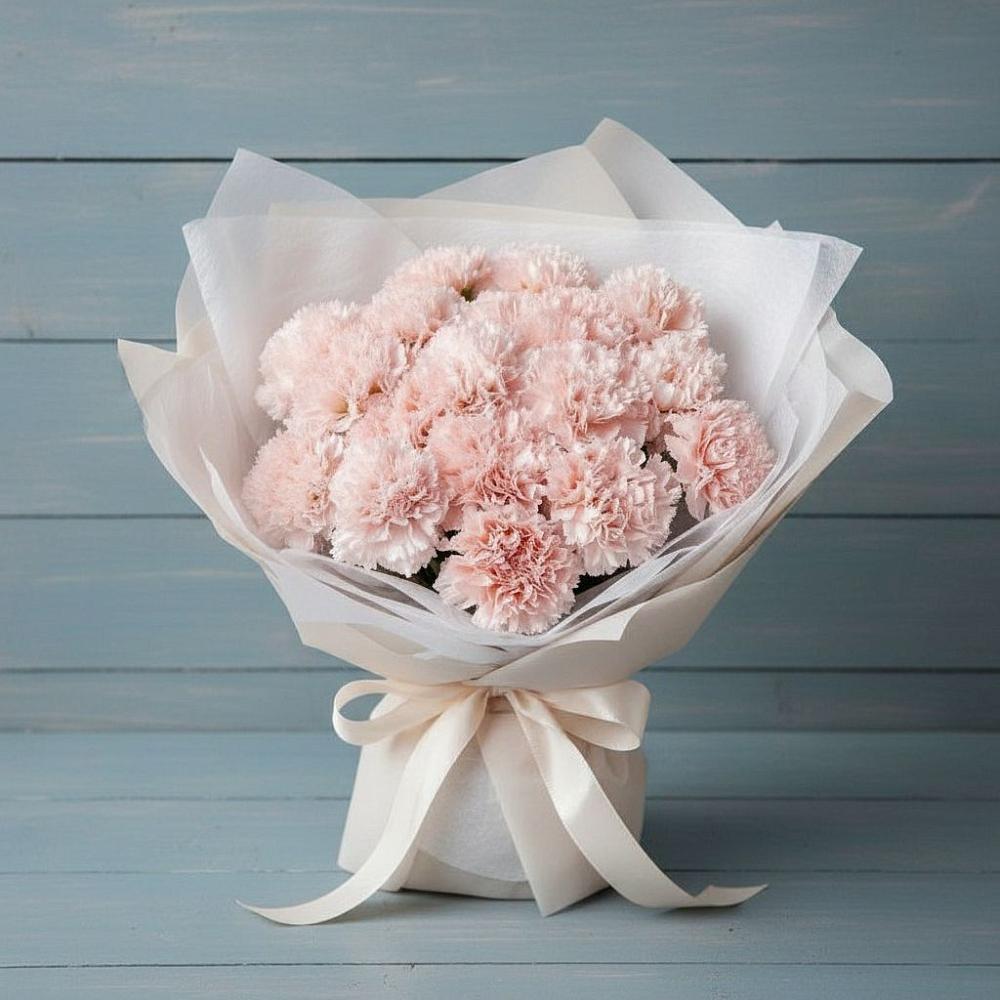 Букет цветов из: Гвоздики в Табачный