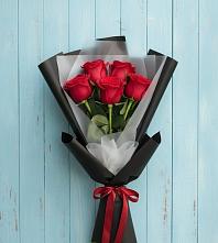 Букет цветов из:  Розы #REPLACE_PRED# Табачный