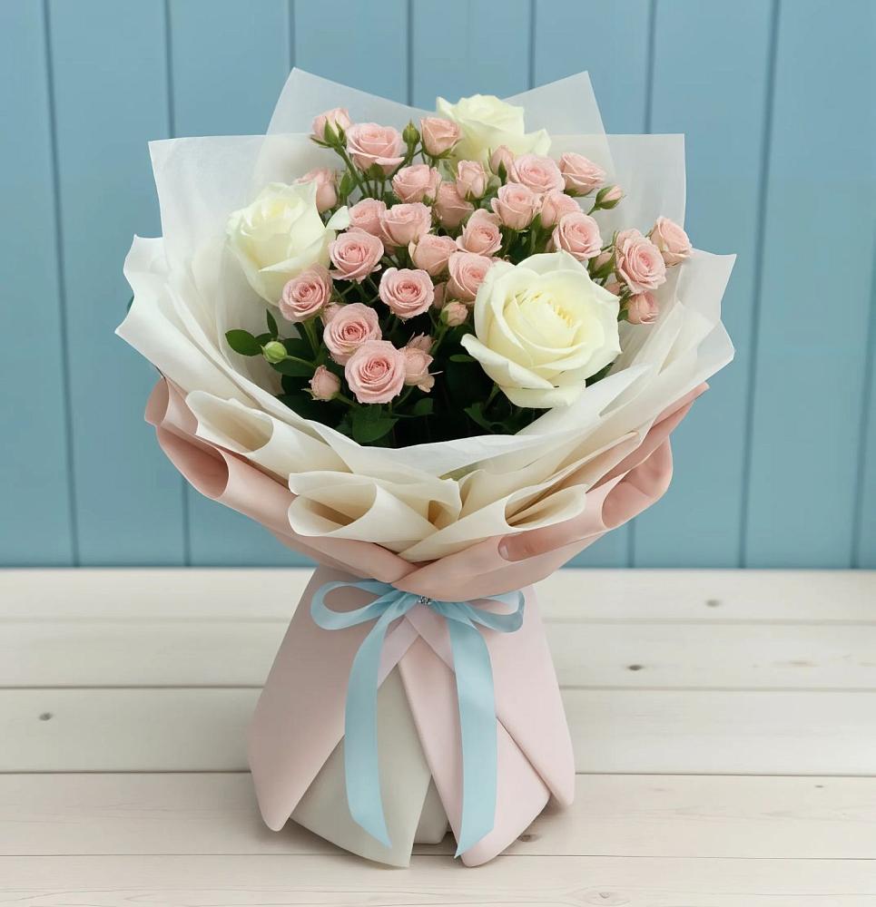 Букет цветов из: Розы в Табачный