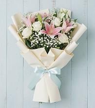 Букет цветов из:  Лилии в Табачный
