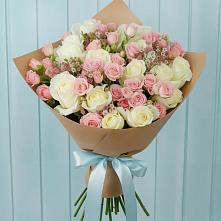 Букет цветов из:  Розы в Табачный