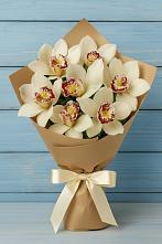 Букет цветов из:  Орхидеи и Розы в Табачный