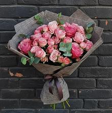 Букет цветов из:  Розы в Табачный